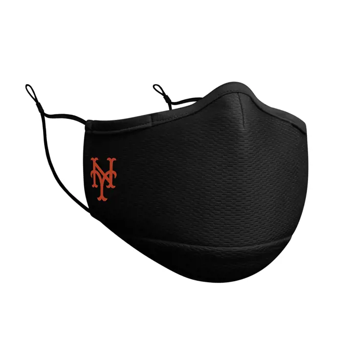 NEW YORK METS Masque Facial Noir d'équipe BLK