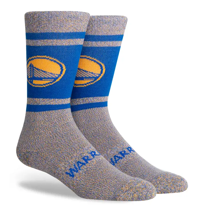 Chaussettes d'équipage NBA Golden State Warriors Varsity bleues