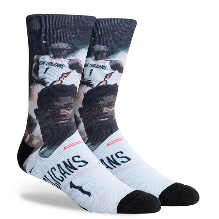 Chaussettes d'équipage NBA Voltage des Pélicans de la Nouvelle-Orléans