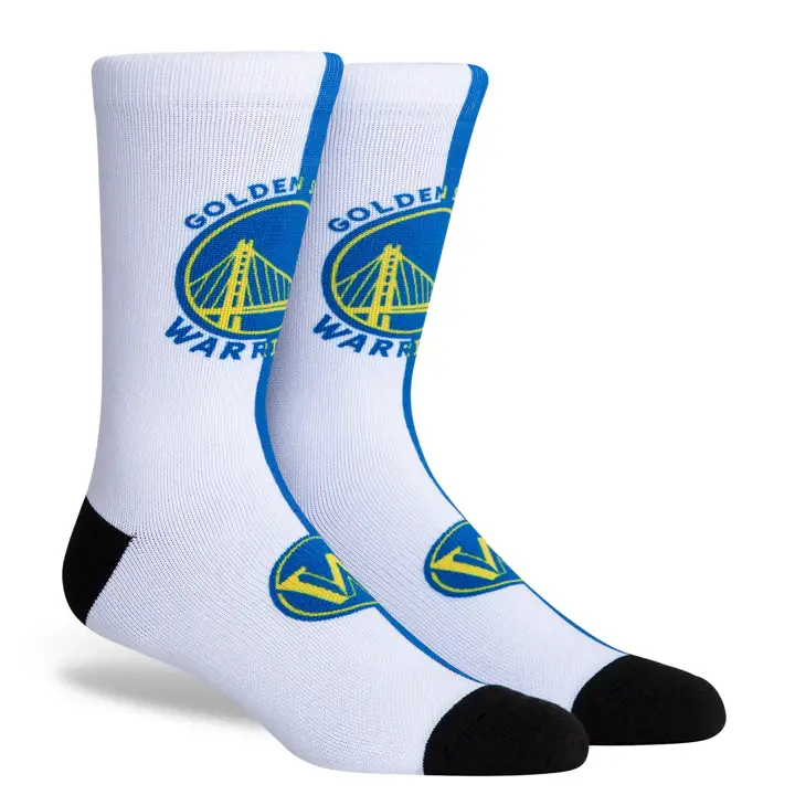 Crew de l'équipe NBA Golden State Warriors scindé jaune/bleu