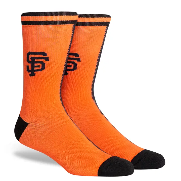 Maillot MLB des Giants de San Francisco, coupe fendue, org/noir