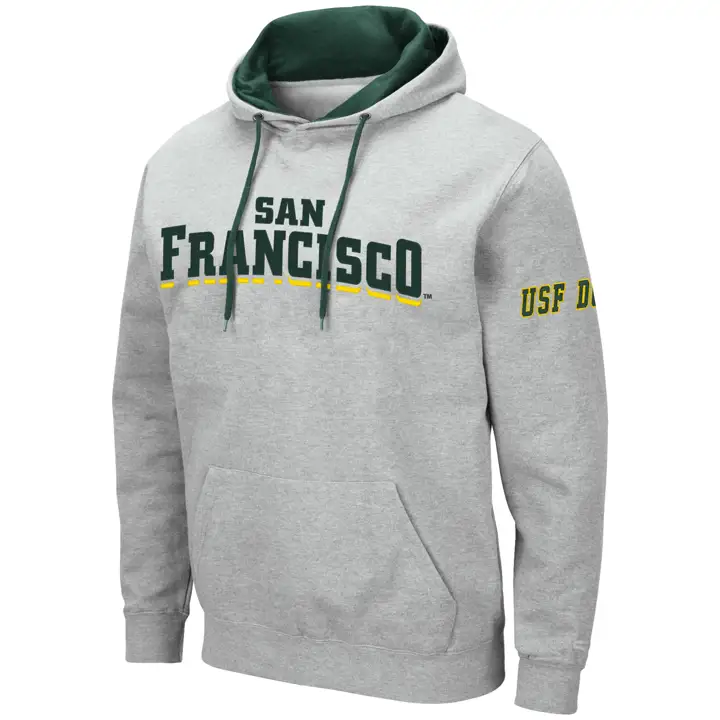 University of San Francisco 2F NCAA Big Logo Hoodie lgry