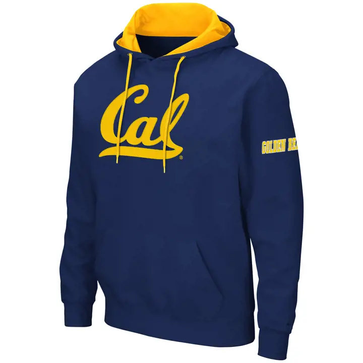 U.C. Berkeley Golden Bears 2F NCAA Big Logo Sweat à capuche bleu marine
