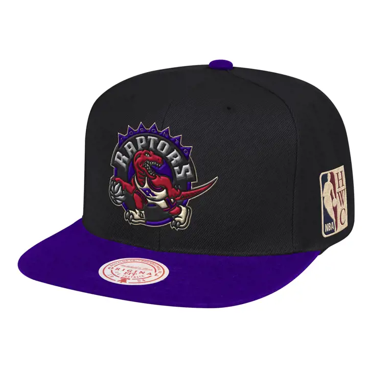 Casquette Toronto Raptors HWC PATCH N GO SNAPBACK NOIR/VIOLET