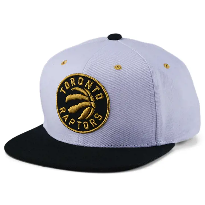Casquette SNAPBACK Toronto Raptors NBA BLANC OR BLANC/NOIR