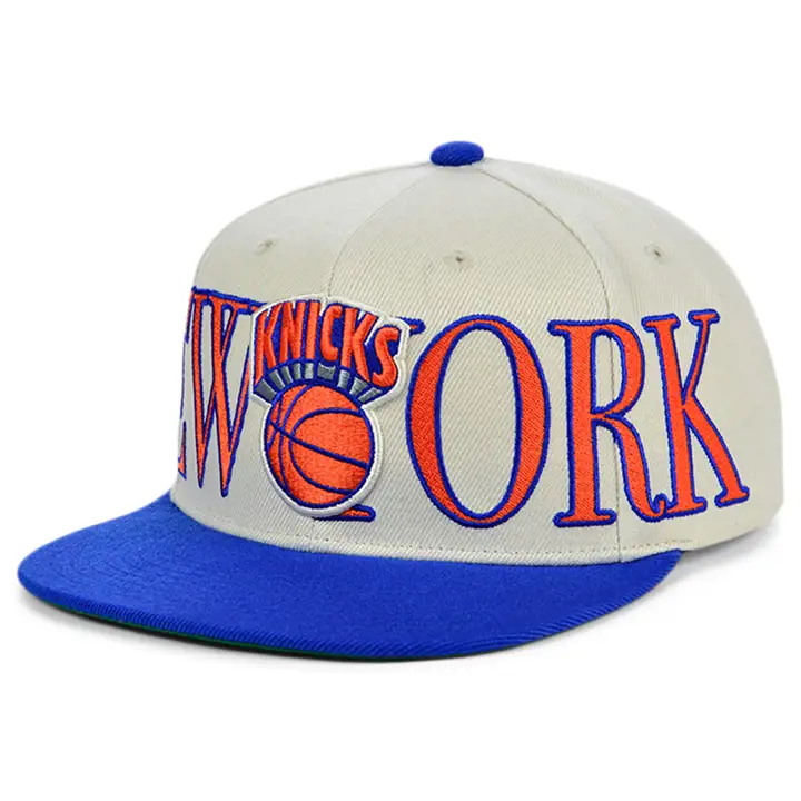 New York Knicks HWC WINNERS CIRCLE SNAPBACK TAN/RBL