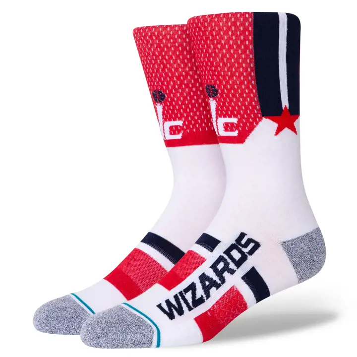 Washington Wizards NBA Raccourci 2 Col Rond marine