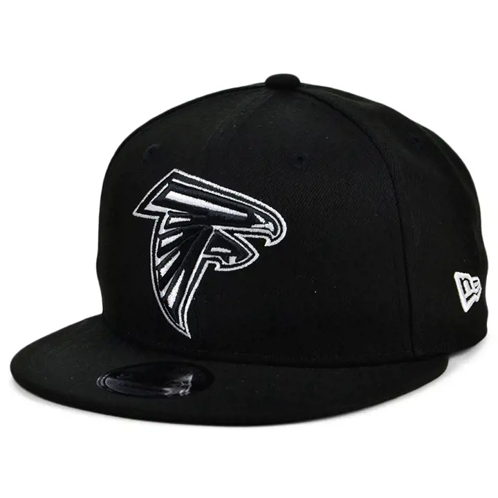 Casquette 9Fifty basique noire et blanche Atlanta Falcons NFL