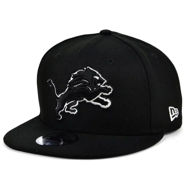 Casquette Detroit Lions NFL Basic Fashion 9Fifty noire/blanche