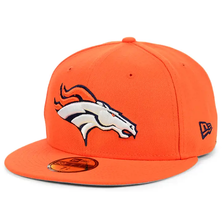 Casquette ajustée 59FIFTY de base des Broncos de Denver NFL