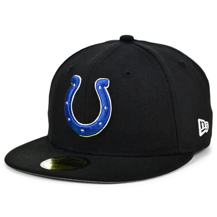 Casquette 59FIFTY basique noire NFL de l'équipe des Indianapolis Colts