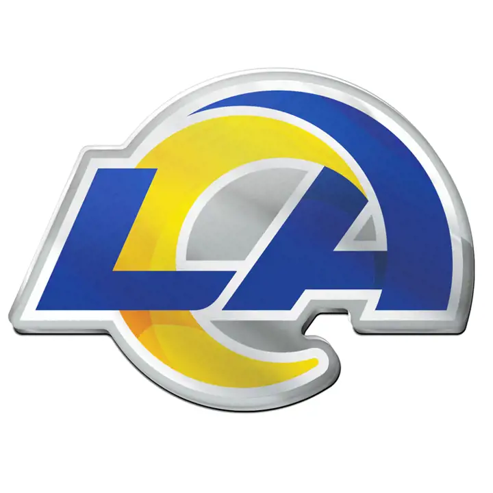 Los Angeles Rams Emblème Auto en Métal