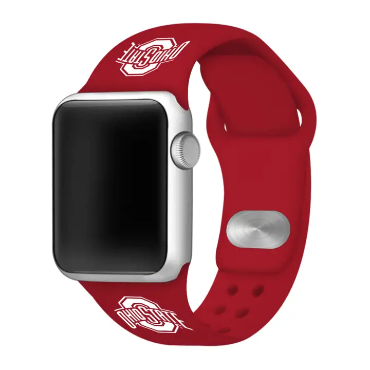 Bracelet en silicone Ohio State Buckeyes ROUGE