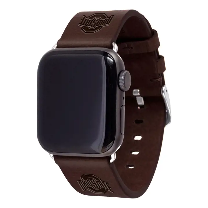 Ohio State Buckeyes Bracelet en cuir MARRON