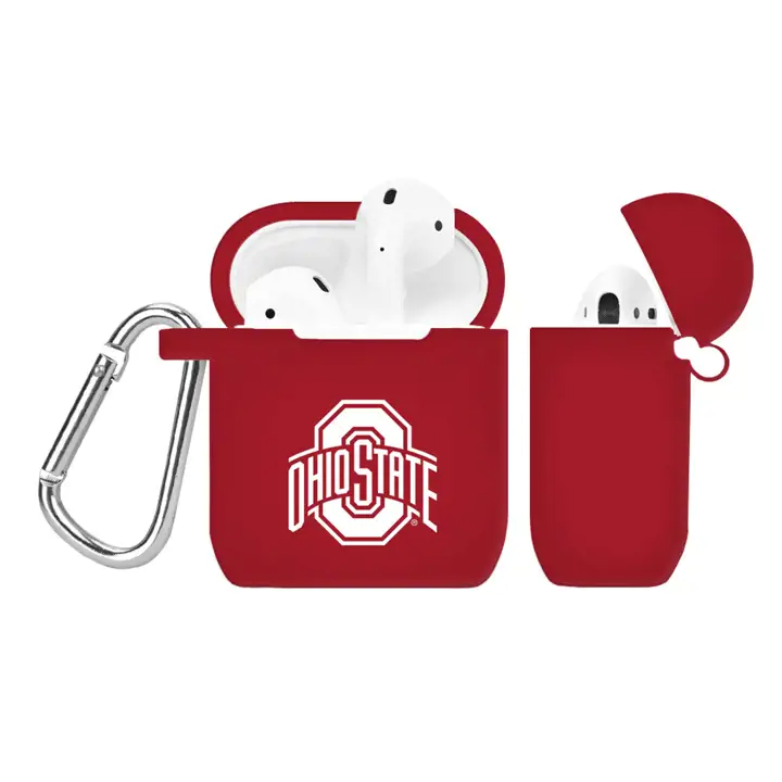 Airpods Apple Ohio State Buckeyes - Carré ROUGE