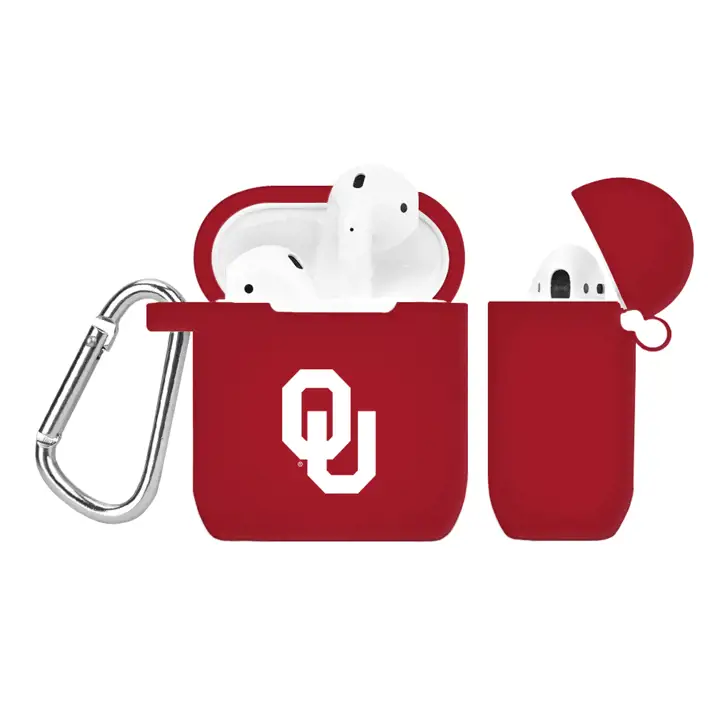 Apple Airpods Oklahoma Sooners - Carré ROUGE
