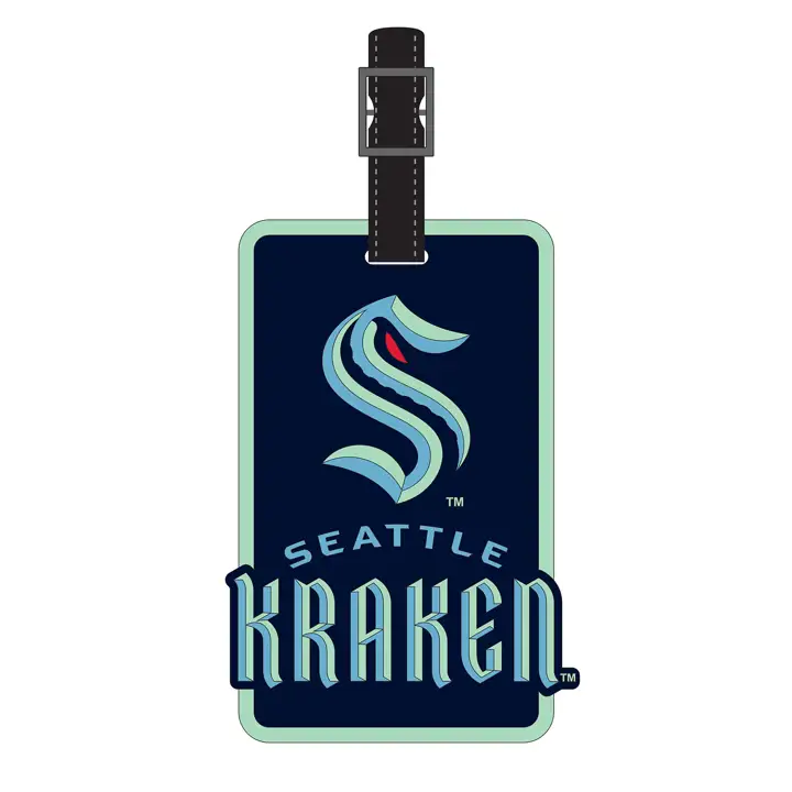 Seattle Kraken Étiquette de sac souple