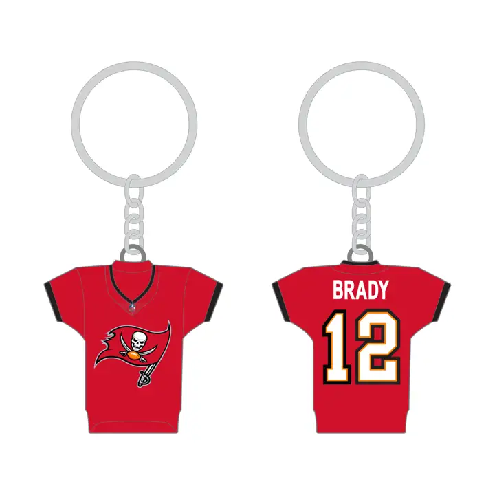 Porte-clés réversible maillot des Buccaneers de Tampa Bay Brady