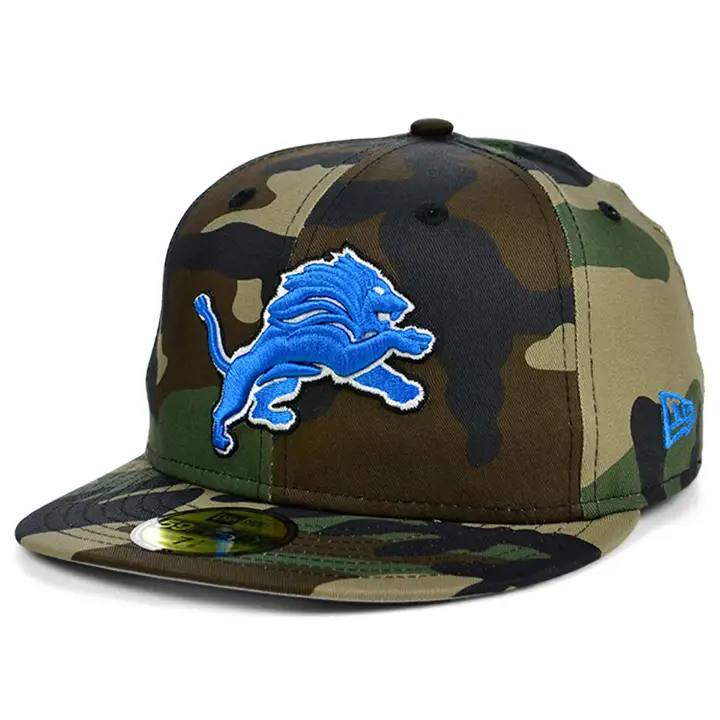 Detroit Lions NFL Woodland 59FIFTY WOODLAND