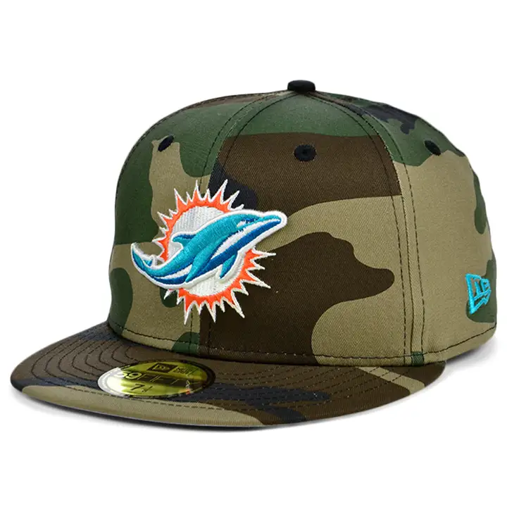 Miami Dolphins NFL Woodland 59FIFTY WOODLAND