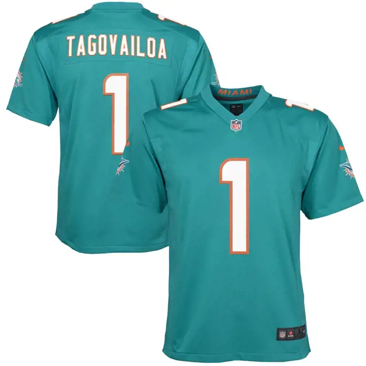Maillot de match NFL DOLPHINS enfant Tua Tagovailoa AQ