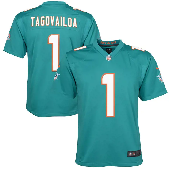 Maillot de match NFL enfant Miami Dolphins Tua aq