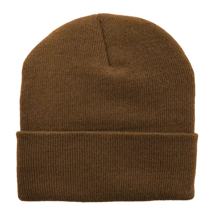 Bonnet en maille Superstretch classique uni cuivre
