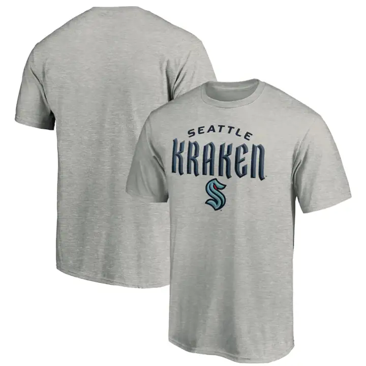 T-shirt Seattle Kraken NHL Prime Lock-Up gris