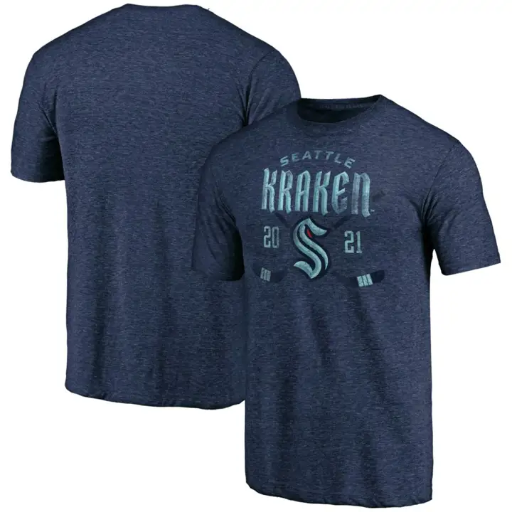 T-shirt marine Seattle Kraken NHL Line Shift