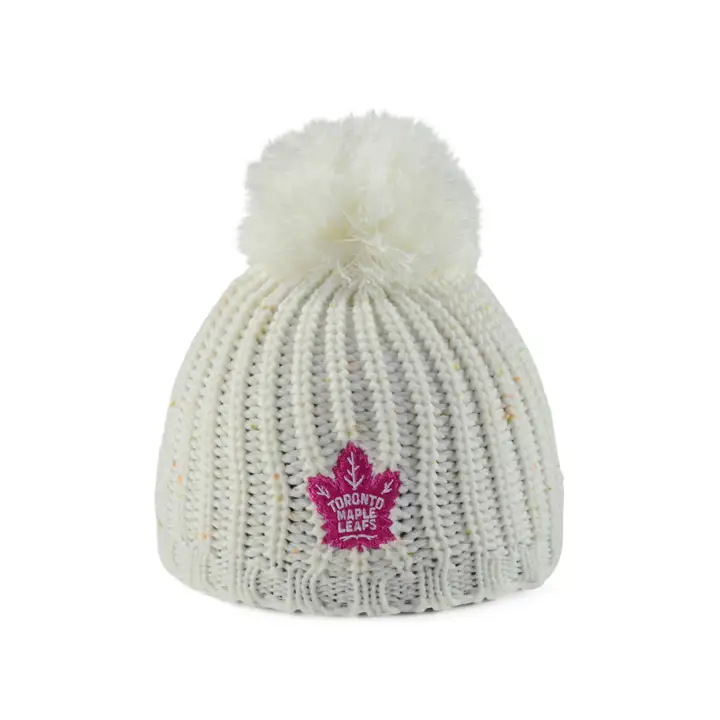 Toronto Maple Leafs LNH Fille Rose Tricoté en Fil Rose