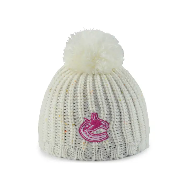 Vancouver Canucks LNH Filles Tricot en Laine Rose PNK
