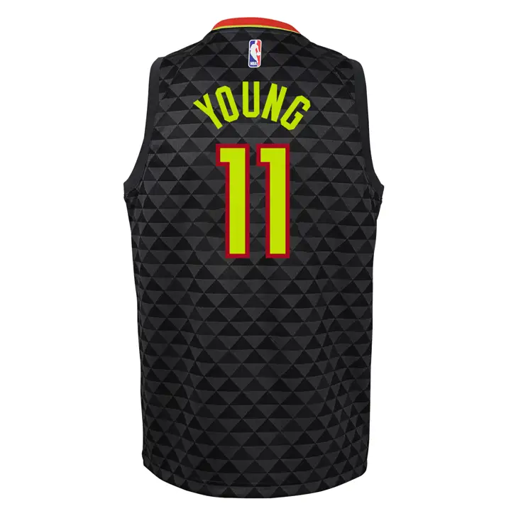 Maillot Icon Swingman NBA Jeune ATL HAWKS Trae Young rouge