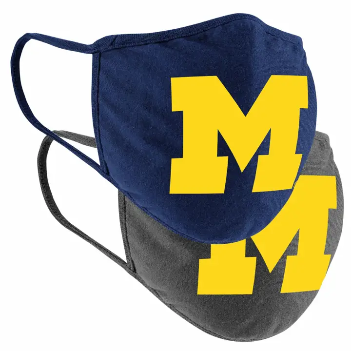 Masque NCAA Michigan Wolverines - Lot de 2