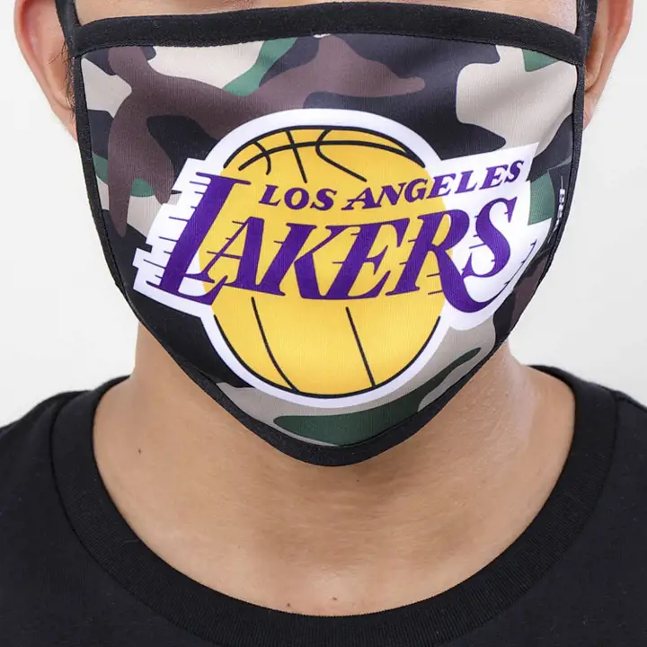 Masque Los Angeles Lakers lot de 2 Pro Standard camo