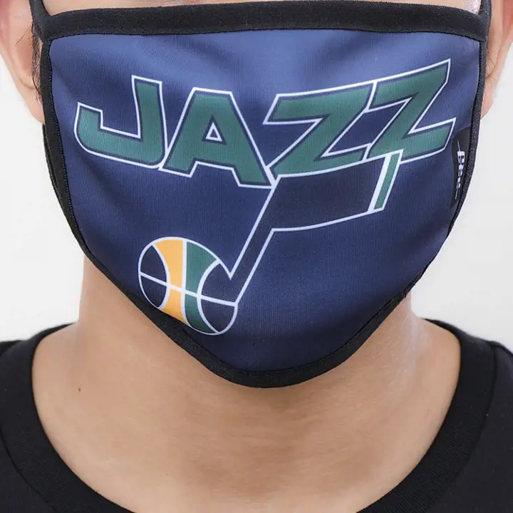 Masque en tissu Utah Jazz 2 pièces Pro Standard, bleu marine