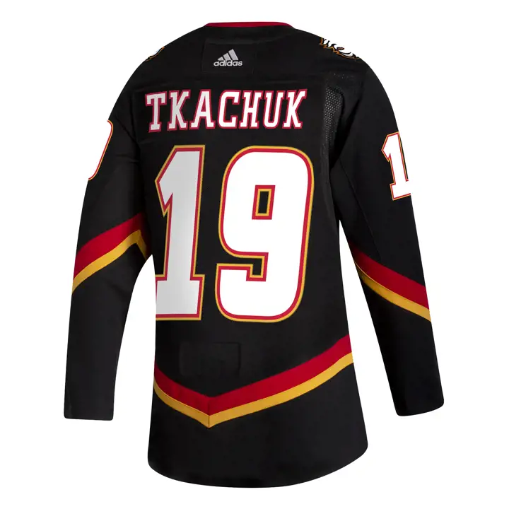 Maillot de joueur FLAMES LNH Authentique Reverse Retro Matthew Tka