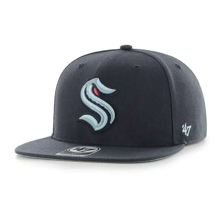 Casquette Snapback sans visière Seattle Kraken LNH Marine