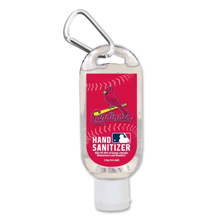 Désinfectant pour les mains St. Louis Cardinals 45ml avec mousqueton AST