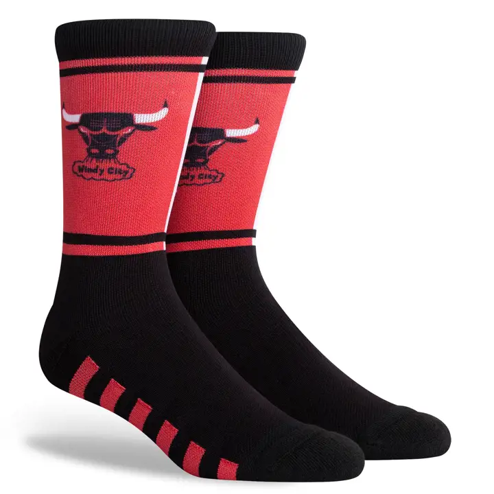 Chicago Bulls NBA Stacked Crew NOIR