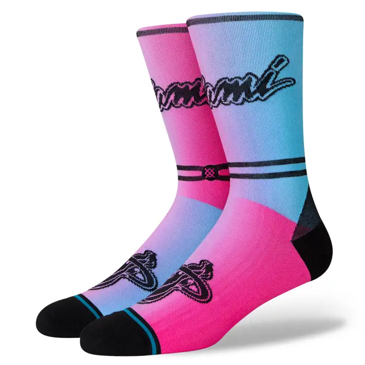 Crew Miami Heat NBA City Edition 20 rose/bleu