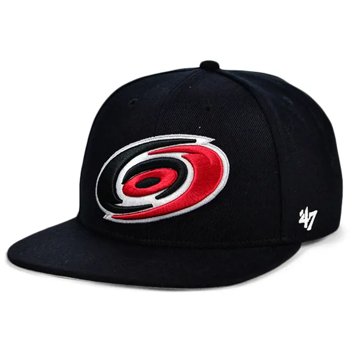 Casquette snapback Carolina Hurricanes NHL sans visière NOIR/ROUGE