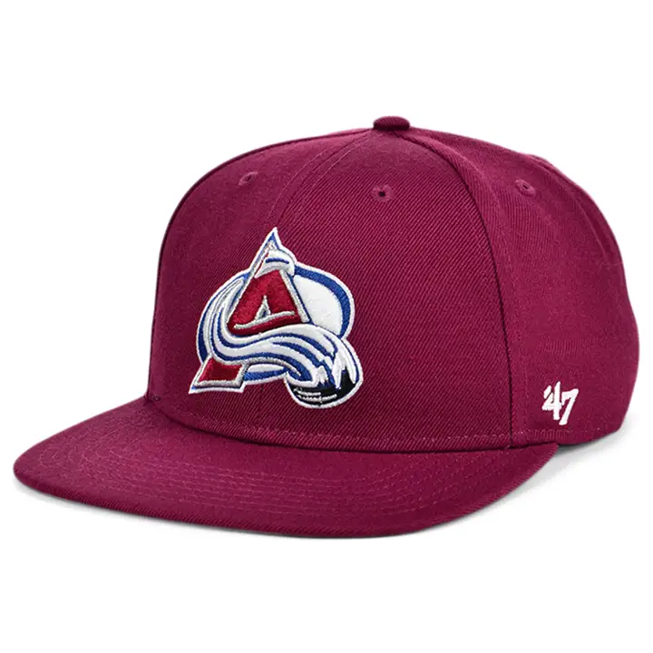 Colorado Avalanche LNH Casquette Snapback sans visière MAR/BLC