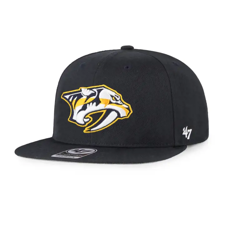 Nashville Predators LNH Casquette Snapback No Shot BLEU MARINE/JAUNE