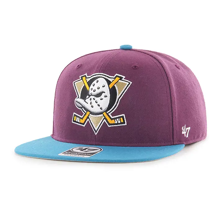 Anaheim Ducks NHL "No Shot" Casquette snapback 2 tons MAR/BLEU TEAL