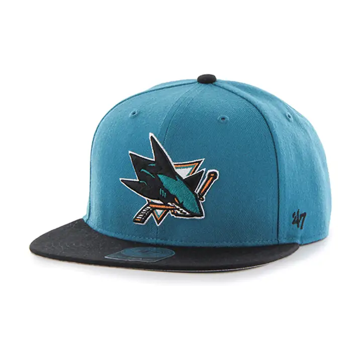 San Jose Sharks NHL No Shot TC 2-Tone Snapback TEAL/BLK