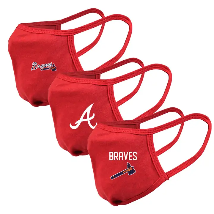 "Atlanta Braves lot de 3 \"Guard 2\" ROUGE"