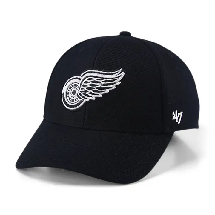 Casquette MVP noire et blanche des Red Wings de Détroit de la LNH