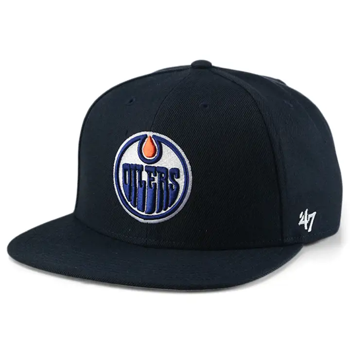 Casquette snapback Edmonton Oilers LNH No Shot MARINE/BLC