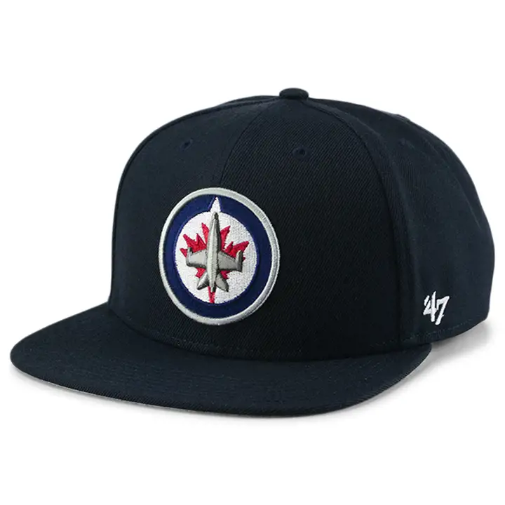 Casquette ajustable Winnipeg Jets NHL No Shot marine/blanc