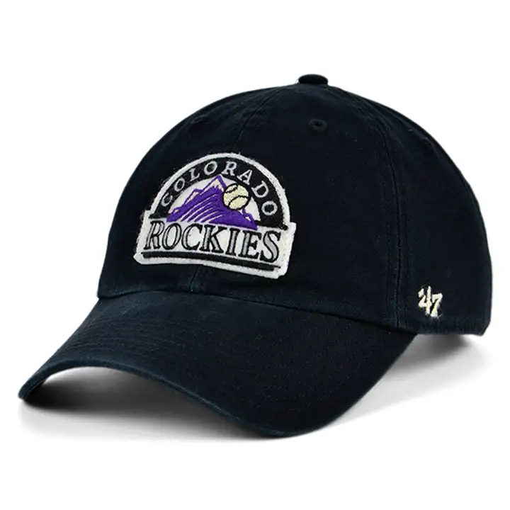 COLORADO ROCKIES MLB McLean Coop '47 Clean Up BLK